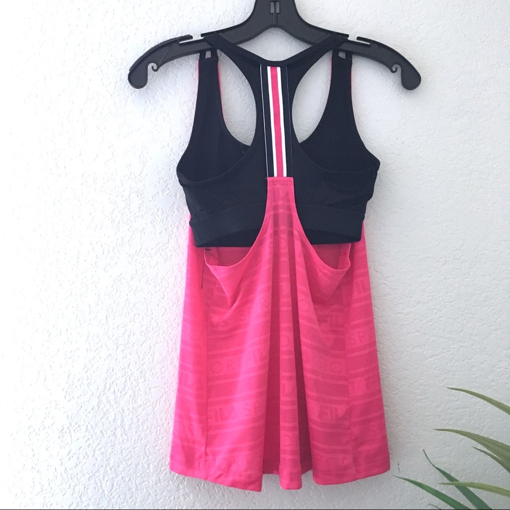  FILA Sport 2-in-1 Tank with Unpadded Bra